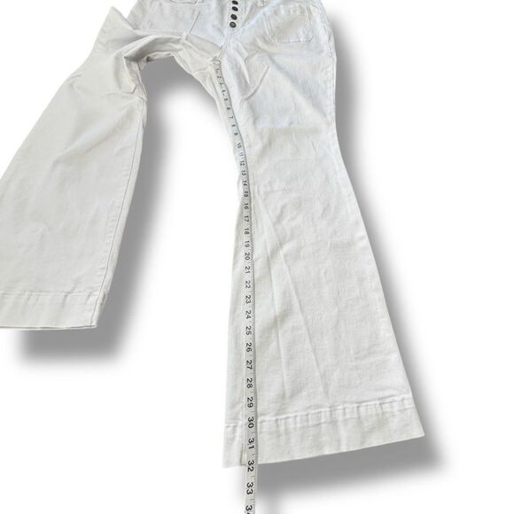 Judy Blue Jeans White Flare Fit Button Fly Stretch Denim JB88215 Women’s Sz 20W - Picture 7 of 14
